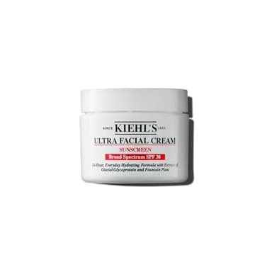 Kiehl's Ultra Facial Cream with SPF 30, Lightweight Daily Moisturizer for All Skin Types, 24-hour Hydration, UV Sunscreen Protection, Non-greasy, Absorbs Quickly, with Glacial Glycoprotein - 1.7 fl oz - Image 1