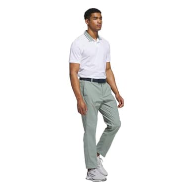 adidas Men's Beyond TWISTKNIT Polo Shirt, White, Medium - Image 6