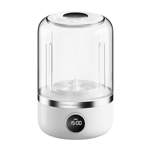 Mini portable washing machine, 1.2L small washing machine, can be used for underwear, socks, saliva towels, suitable for apartments, hotels, and travel.(5.1 * 8.3in) - Image 1