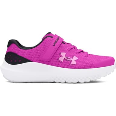 Under Armour Girls' Pre School Surge 4 Alternate Closure, (500) Vivid Magenta/Black/Stellar Pink, 11.5K, US - Image 6