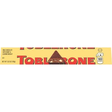 TOBLERONE Milk Chocolate Bar with Honey and Almond Nougat, Bulk Chocolate, 20 - 3.52 oz Bars - Image 12
