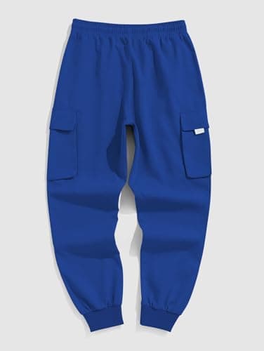 ZAFUL Men's Streetwear Cargo Pants with Flap Pockets & Drawstring Elastic Waist - Casual & Techwear Joggers - Image 6