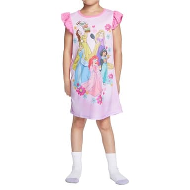 Disney Girls' Princess 3-Pack Nightgown, GIRLS RULE 3, 6 - Image 3