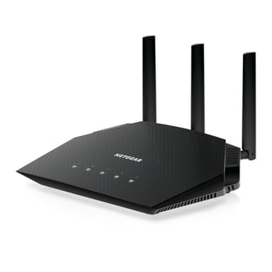NETGEAR Nighthawk WiFi 6 Router (RAX36) – Security Features, AX3000 3 Gbps Wireless Speed – Dual-Band Gigabit Internet Router – Covers 2,000 sq. ft., 25 Devices – Built-in VPN, USB 3.0, Gaming - Image 1