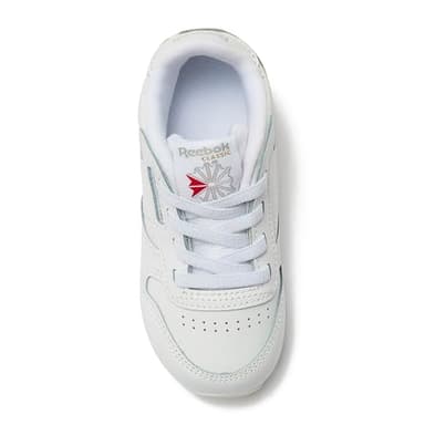 Reebok Classic Leather Girls & Boys Shoes for Kids, Toddler, Little Kid or Big Kid Sneakers, White, 4 Toddler - Image 4