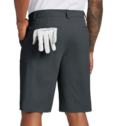 Willit Men's Golf Shorts Stretch Dress Shorts Cargo Quick Dry Athletic Casual Shorts with Pockets 11" Deep Gray 36W - Image 2