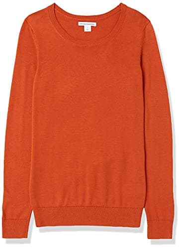 Amazon Essentials Women's Long-Sleeve Lightweight Crewneck Sweater (Available in Plus Size), Rust, XX-Large - Image 6