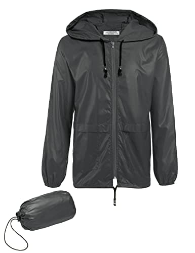 COOFANDY Cycling Rain Gear for Men Lightweight Waterproof Rain Shell - Image 1