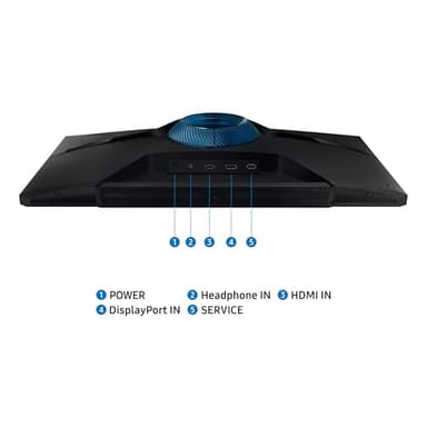 Samsung 24-Inch Odyssey G3 (G30D) Series FHD Gaming Monitor, 1ms, 180Hz, AMD FreeSync, Adjustable Stand, Black Equalizer, Virtual Aim Point, Eye Saver Mode, Flicker-Free, LS24DG302ENXZA - Image 8