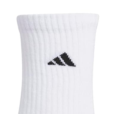 adidas Unisex Kids Crew Socks for Boys and Girls Youth (6-Pack) Athletic Cushioned and Comfortable, Tall Mid-Calf - Image 3