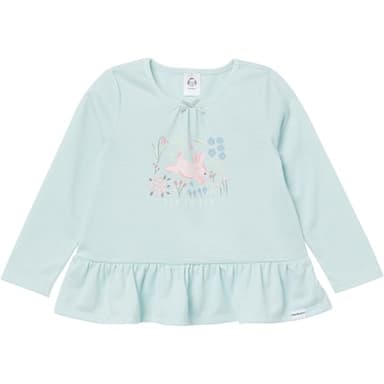 Gerber Toddler Girls' 2-piece Pajama Set (Flame Resistance Top + Bottom), Bunny, 5T - Image 3