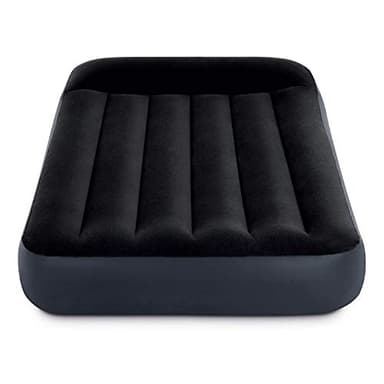 Intex Dura-Beam Standard Pillow Top Airbed Comfortable Blow Up Portable Air Mattress with Built-in Electric Pump and Carrying Bag, Twin Size, Blue - Image 6