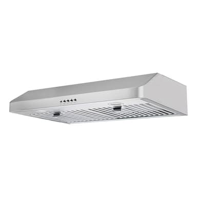 GELINCARE 30 - Inch Under Cabinet Range Hood with 450 CFM, Ducted/Ductless Convertible (Kit Not Included), 3 - Speed Exhaust Fan, Stainless Steel Top/Rear Vent with Permanent filter - Image 1