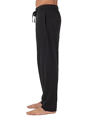 Fruit of the Loom Men's Extended Sizes Jersey Knit Sleep Pant, Black/Black (2-pack), 4X Plus - Image 5