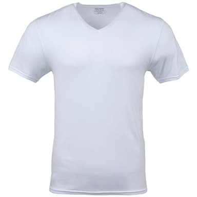Gildan Men's V-Neck T-Shirts, Multipack, Style G1103, White (6-Pack), X-Large - Image 4