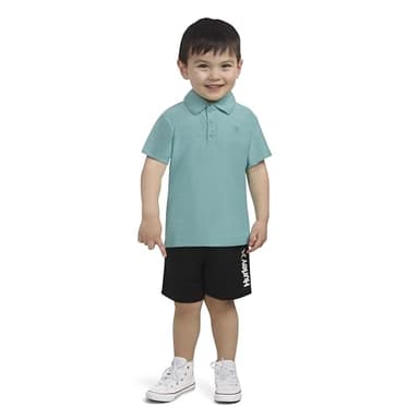 Hurley Boys' Performance Polo Shirt, Harbor Green Heather - Image 7