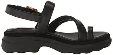 Vince Womens Santa Cruz Platform Sandal Black Leather 8 M - Image 6