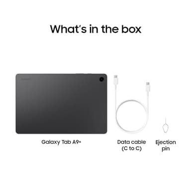 Samsung Galaxy Tab A9+ Tablet 11” 64GB Android Tablet, Big Screen, Quad Speakers, Upgraded Chipset, Multi Window Display, Slim, Light, Durable Design, US Version, 2024, Graphite - Image 9