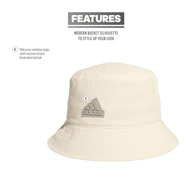 adidas Women's Shoreline Bucket Hat, Off White/Putty Grey - Image 2