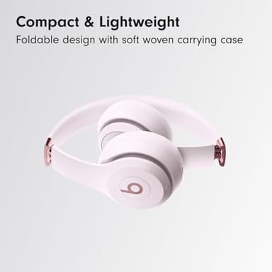 Beats Solo 4 - Wireless Bluetooth On-Ear Headphones, Cloud Pink (Renewed Premium) - Image 4