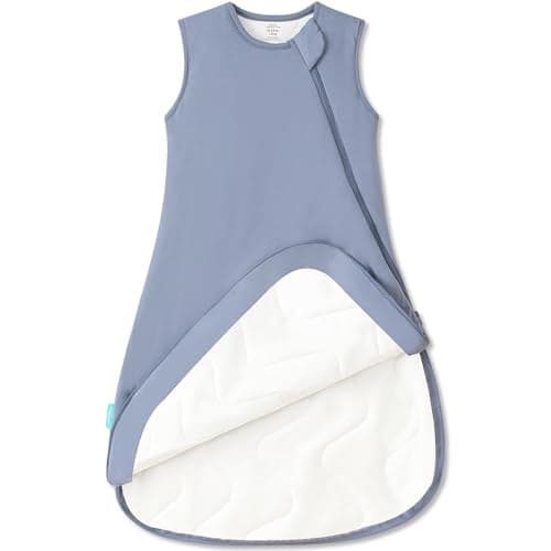 PurComfy Supersoft Sleep Sack 1.0 TOG, Premium Bamboo Viscose Baby Sleeping Bag, 2-Way Safe Zipper Sleep Sacks 6-15 Months (Whale) - Image 1