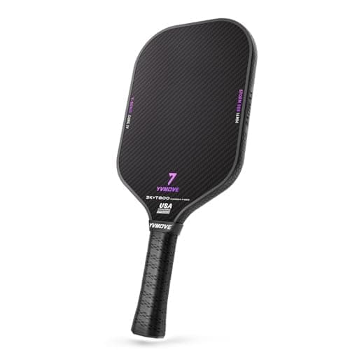 YVmove T800+3K Carbon Fiber Pickleball Paddles with 16mm V-Sonic IV Dynamic Core, Premium Pickle Ball Racket with Enhanced Control & Ultimate Spin, USAPA Approved - Image 1