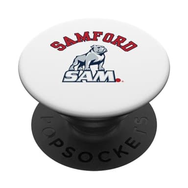 Samford Bulldogs | Official NCAA Merch | NCAFSAM04 PopSockets Adhesive PopGrip - Image 1