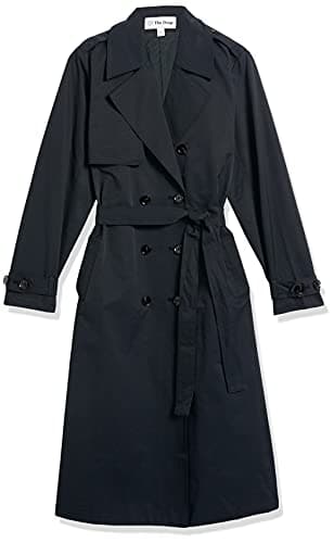 The Drop Women's Noa Trench Coat, Black, S - Image 6