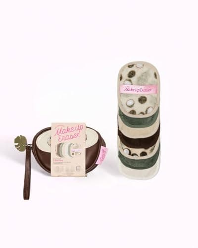 Makeup Eraser The Original, 7-Day Set, Erase All Makeup with Just Water, Including Waterproof Mascara, Eyeliner, Foundation, Lipstick, Sunscreen, and More! Coconuts, 7ct. - Image 1