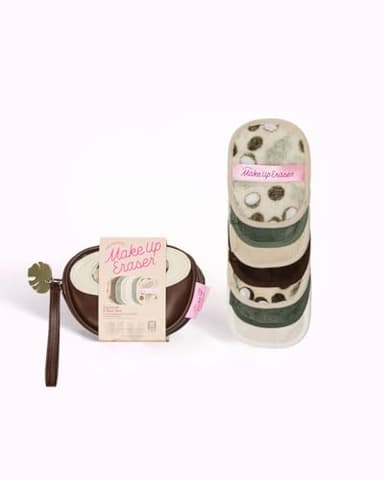 Makeup Eraser The Original, 7-Day Set, Erase All Makeup with Just Water, Including Waterproof Mascara, Eyeliner, Foundation, Lipstick, Sunscreen, and More! Coconuts, 7ct. - Image 1