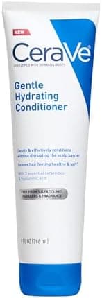 CeraVe Gentle Hydrating Conditioner, Hair Conditioner With Ceramides, Niacinamide & Hyaluronic Acid, Sulfate Free & Color Safe, Moisturizing Conditioner For All Hair & Scalp Types - Image 3