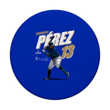 Salvador Perez | Kansas City Baseball Players | MLBSPZ3001 PopSockets Adhesive PopGrip - Image 3