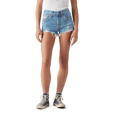 Levi's Women's Premium 501 Original Shorts, Athens Mid Short, 28 - Image 1