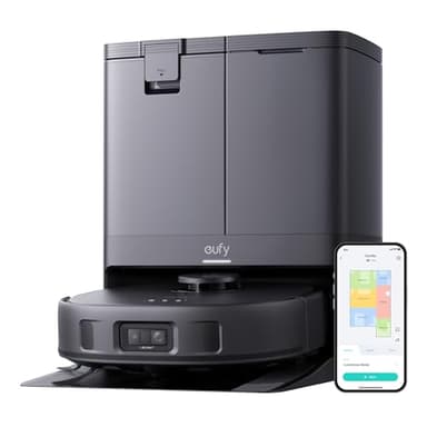 eufy X10 Pro Omni Robot Vacuum and Mop Combo, Incredible Suction, Dual Mops with 12 mm Auto-Lift and Carpet Detection, AI Obstacle Avoidance, Auto Mop Washing&Drying, Self-Emptying, Self-Refilling - Image 1