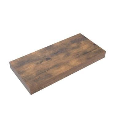 QEEIG Floating Shelves for Wall Bathroom Shelf Bedroom Kitchen Living Room Hanging Book Shelves Small Farmhouse Decor 16 inch Set of 3, Rustic Brown (015-BN3) - Image 7