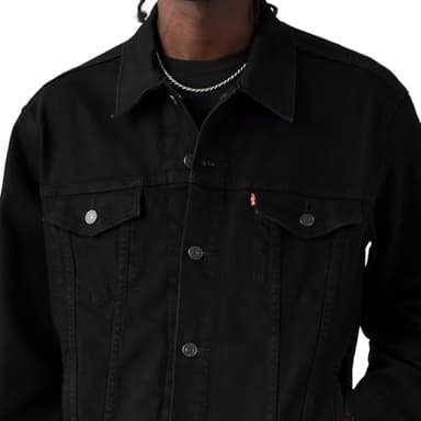 Levi's Men's Trucker Jacket (Also Available in Big & Tall), (New) Larimar/Black/Stretch, Medium - Image 2