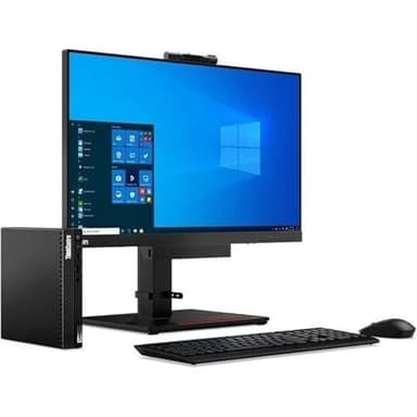 Lenovo ThinkCentre M75q Gen 2 11JN008BUS Desktop Computer - AMD Ryzen 3 PRO 5350GE Quad-core (4 Core) 3.60 GHz - 8 GB RAM DDR4 SDRAM - 256 GB M.2 PCI Express NVMe SSD - Tiny - Black (Renewed) - Image 6