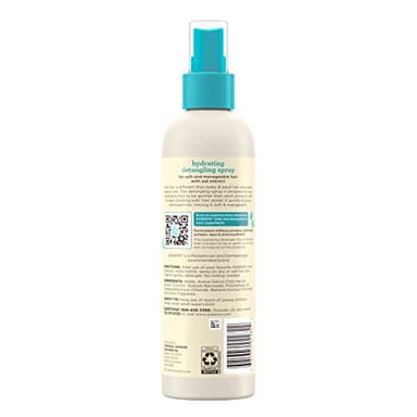 Aveeno Kids Hydrating Detangling Spray with Oat Extract, Quickly & Gently Detangles Kids' Hair, Tear-Free & Suitable for Skin & Scalp, Light Fragrance, Hypoallergenic, 10 fl. oz - Image 8