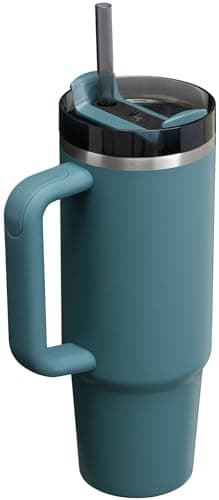 STANLEY Quencher H2.0 Tumbler with Handle and Straw 30 oz | Flowstate 3-Position Lid | Cup Holder Compatible for Travel | Insulated Stainless Steel Cup | BPA-Free | Blue Spruce - Image 2