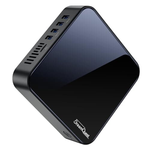 DreamQuest Mini Pc Intel 12th Processor N95 (up to 3.4 GHz) 16GB DDR4 RAM 512GB M.2 SSD,mini Desktop Computer Support Dual 4K/WiFi/Bluetooth/Ethernet/HDMI/LAN for Home/Office