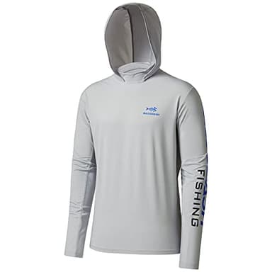 BASSDASH UPF 50+ Men’s UV Sun Protection Long Sleeve Performance Fishing Hoodie Hooded Shirts - Image 1