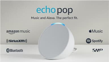 Amazon Echo Pop (newest model), Our smallest Alexa speaker, Fits in any room, Glacier White - Image 12