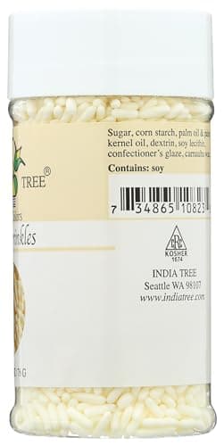 India Tree Nature's Colors White Sprinkles, 2.7 Ounce - Image 5