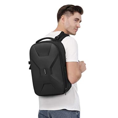 MOSISO Camera Backpack,DSLR/SLR/Mirrorless Photography Camera Bag Full Open Waterproof Hardshell Bag with Insert&Tripod Holder&Laptop Compartment Compatible with Canon/Nikon/Sony, Black - Image 6