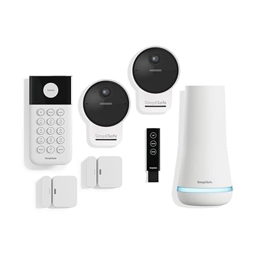 SimpliSafe 7 Piece Wireless Outdoor Camera Home Security System - Optional 24/7 Professional Monitoring - No Contract - Compatible with Alexa and Google Assistant - Image 1