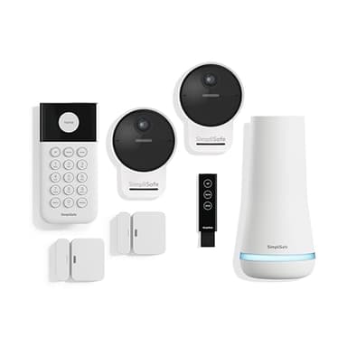SimpliSafe 7 Piece Wireless Outdoor Camera Home Security System - Optional 24/7 Professional Monitoring - No Contract - Compatible with Alexa and Google Assistant - Image 1