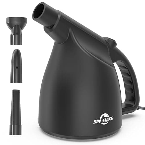 SIN SHINE Compressed Air Duster-110000RPM Super Power Electric Air Duster for Cleaning Dust, Hairs, Crumbs, Scraps for Laptop, Computer, Replaces Compressed Air Cans & Canned Air (Jet-Black - Image 1