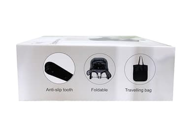 Hook on High Chair for Babies and Toddlers 6-36 Months, Portable and Foldable for Home and Travel, Baby Feeding Chair - Setup in Seconds - Includes Carry Bag (Grey) - Image 15