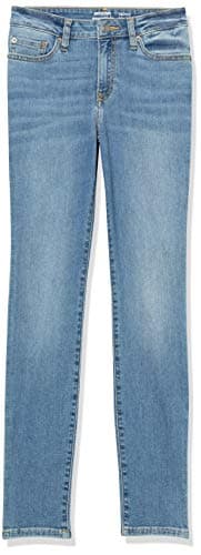Amazon Essentials Women's Mid-Rise Stretchy Skinny Jeans - Discontinued Colors, Light Blue, 6 Short - Image 5