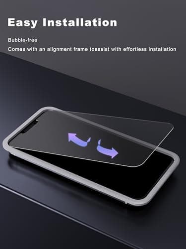 GIGIKISS 2 Pack Matte Screen Protector for iPhone 12/12 pro -6.1 inch, Anti-Fingerprint & Anti-Glare Screen Protector Tempered Glass Easy Installation - Image 7